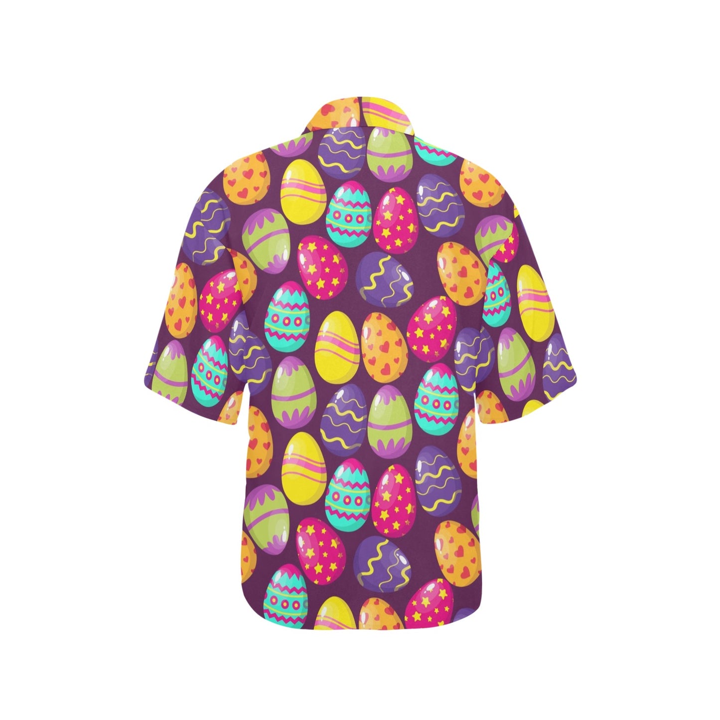 Easter Eggs Pattern Print Design RB04 Women's Hawaiian Shirt