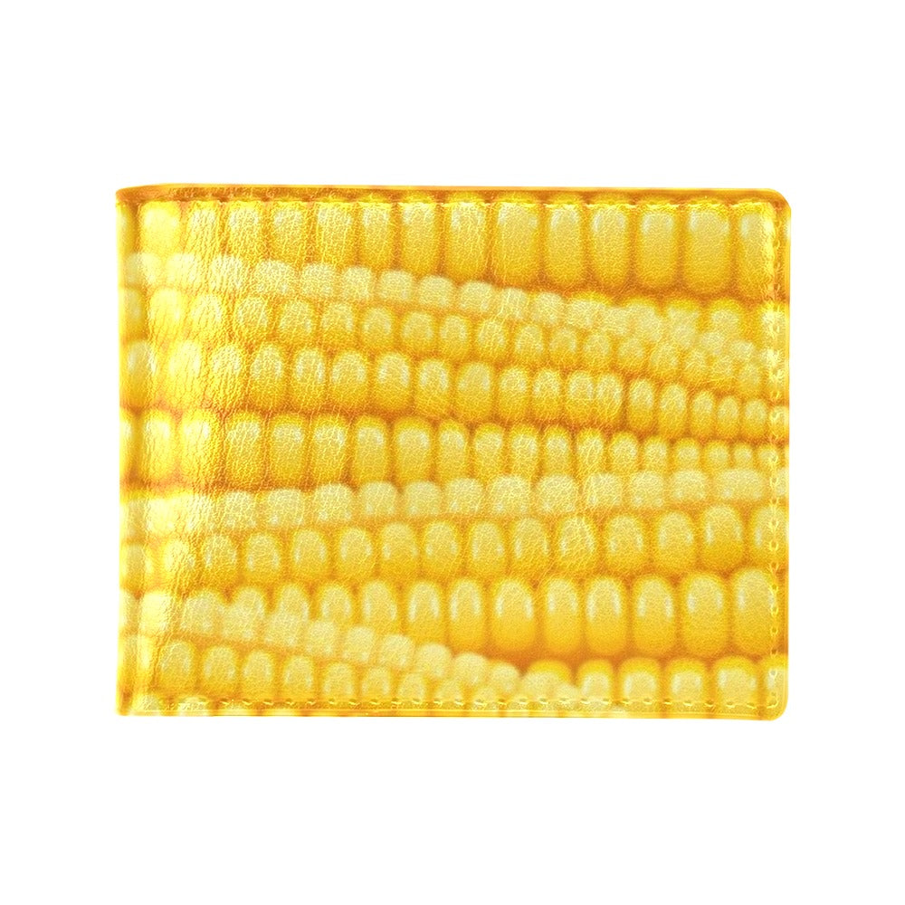 Agricultural Corn cob Pattern Men's ID Card Wallet