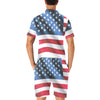 American flag Classic Men's Romper