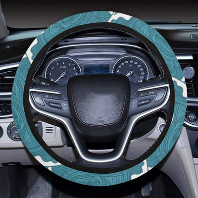 Surf Wave Tribal Design Steering Wheel Cover with Elastic Edge