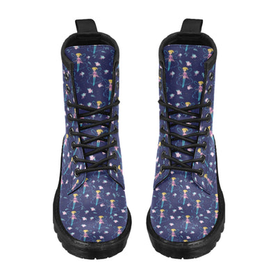 Fairy Cartoon Style Print Pattern Women's Boots