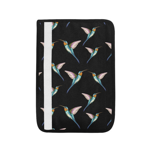 Hummingbird Pattern Print Design 06 Car Seat Belt Cover