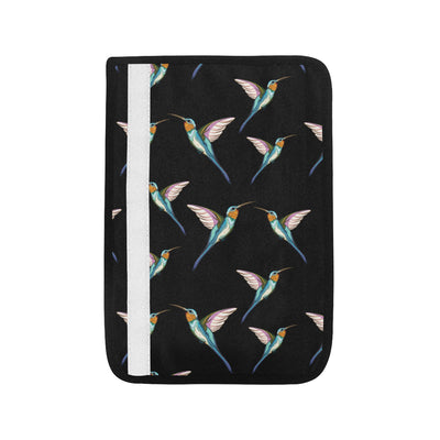 Hummingbird Pattern Print Design 06 Car Seat Belt Cover