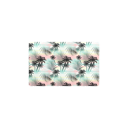 Palm Tree Pattern Print Design A03 Kitchen Mat