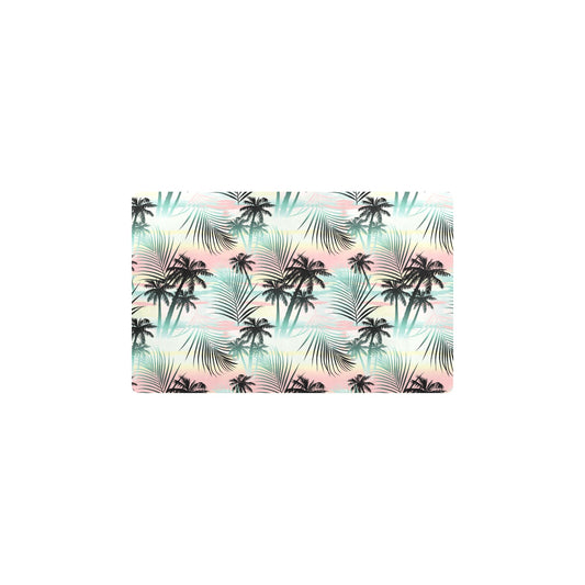 Palm Tree Pattern Print Design A03 Kitchen Mat