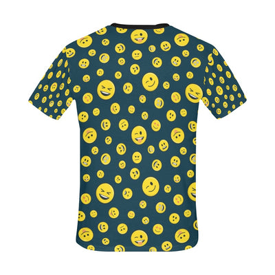 Smiley Face Emoji Print Design LKS301 Men's All Over Print T-shirt