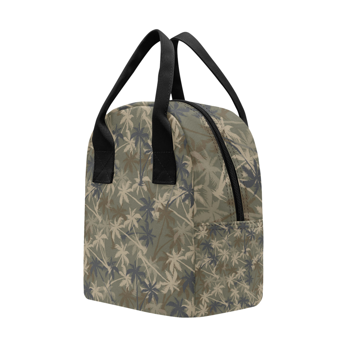 Palm Tree camouflage Insulated Lunch Bag