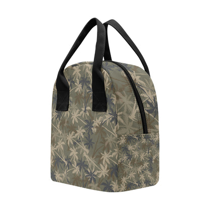 Palm Tree camouflage Insulated Lunch Bag