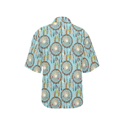 Blue Dream catcher Women's Hawaiian Shirt