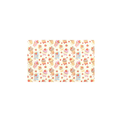 Cupcakes Strawberry Cherry Print Kitchen Mat