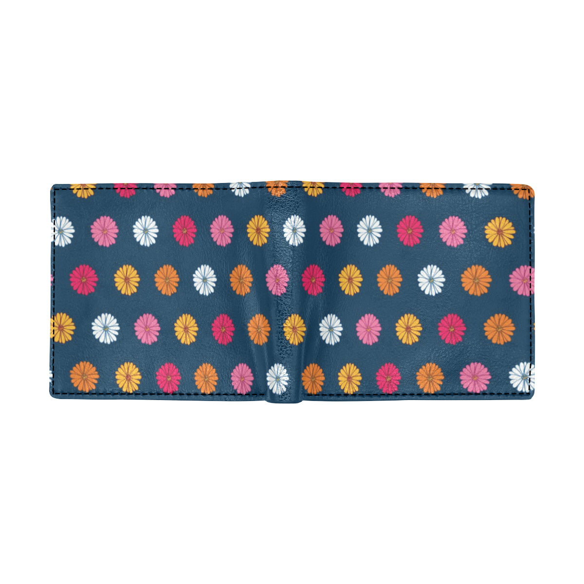 Gerberas Pattern Print Design GB06 Men's ID Card Wallet
