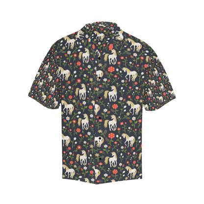 Unicorn Print Design LKS301 Men's Hawaiian Shirt