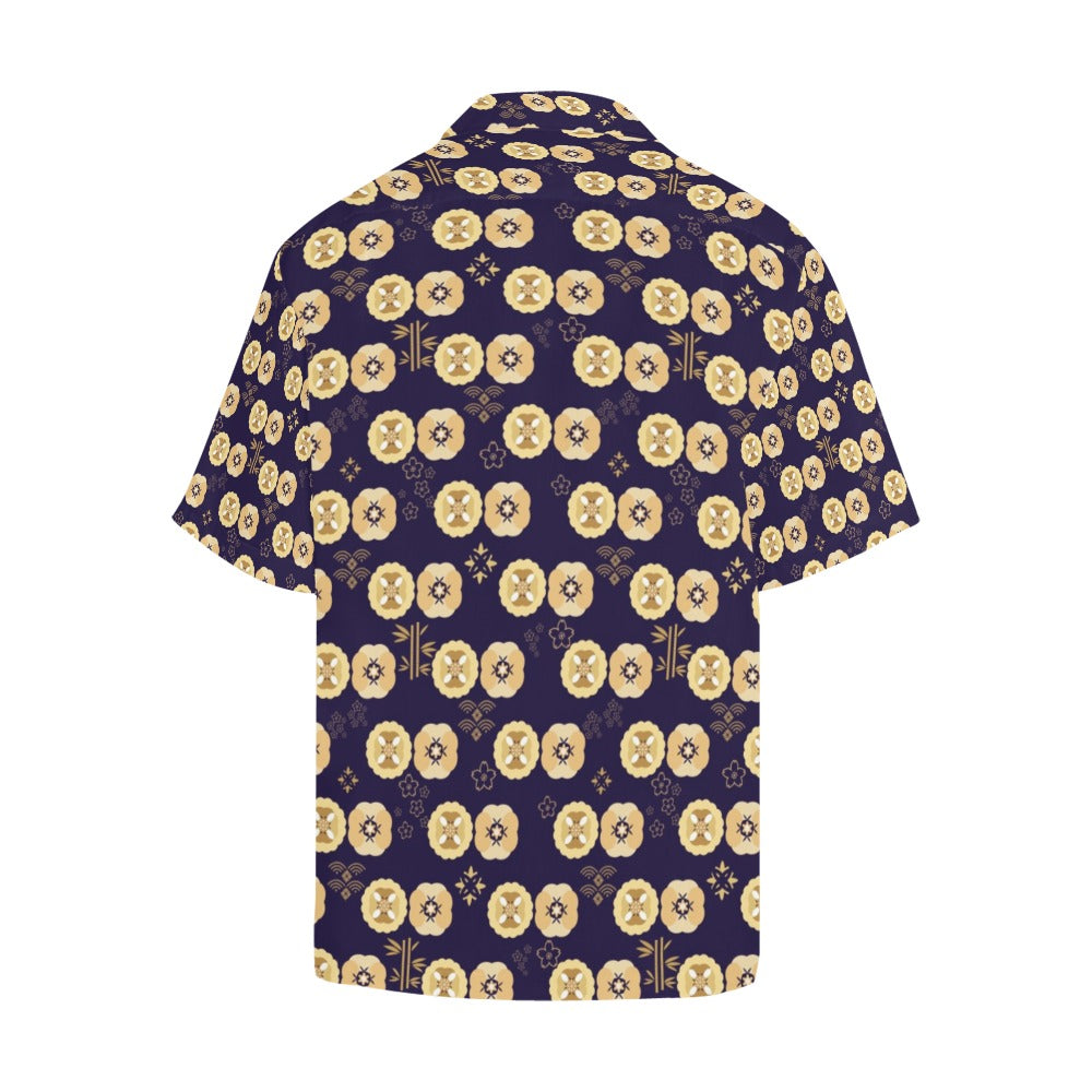 Sakura Print Design LKS303 Men's Hawaiian Shirt