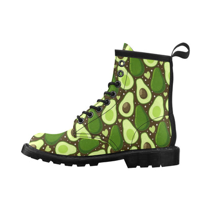 Avocado Pattern Print Design AC04 Women's Boots
