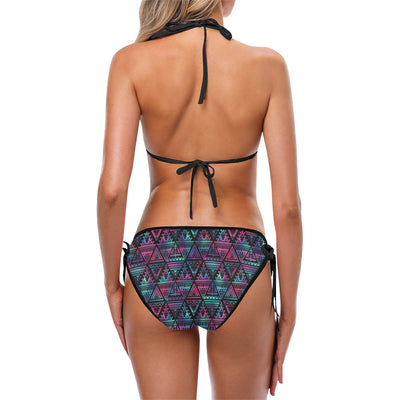 Tribal aztec Dark Multicolor Bikini