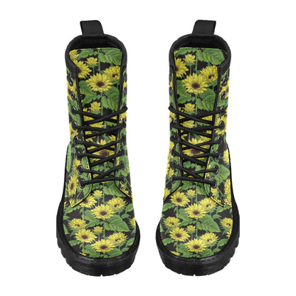 Sunflower Print Design LKS3010 Women's Boots