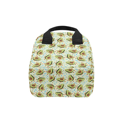 Avocado Pattern Print Design AC02 Insulated Lunch Bag