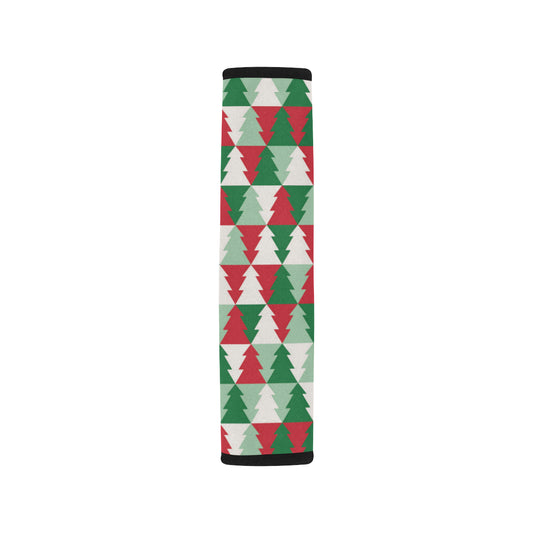 Christmas Tree Pattern Print Design 01 Car Seat Belt Cover