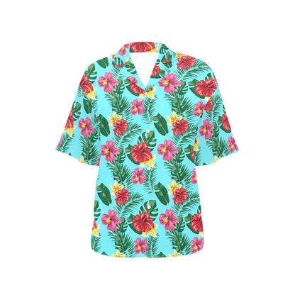 Hibiscus Hawaiian Flower Women's Hawaiian Shirt