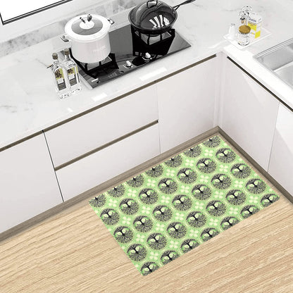 Celtic Pattern Print Design 010 Kitchen Mat