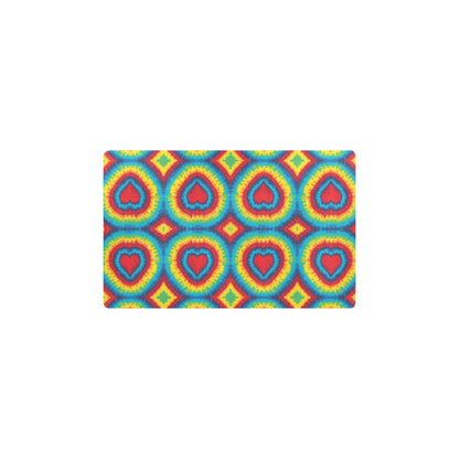 Tie Dye Heart shape Kitchen Mat