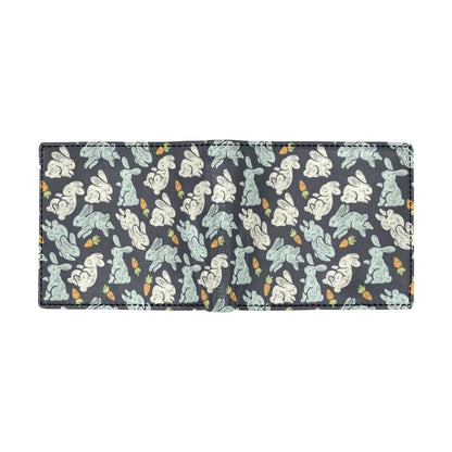 Bunny Pattern Print Design 04 Men's ID Card Wallet