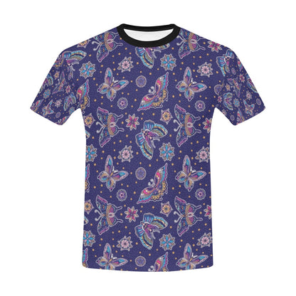 Butterfly Print Design LKS303 Men's All Over Print T-shirt