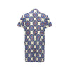 lotus Boho Pattern Print Design LO08 Men's Romper