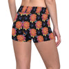 Marigold Pattern Print Design MR04 Yoga Shorts