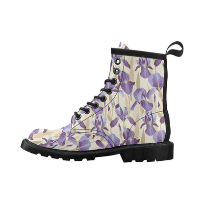 Iris Pattern Print Design IR02 Women's Boots