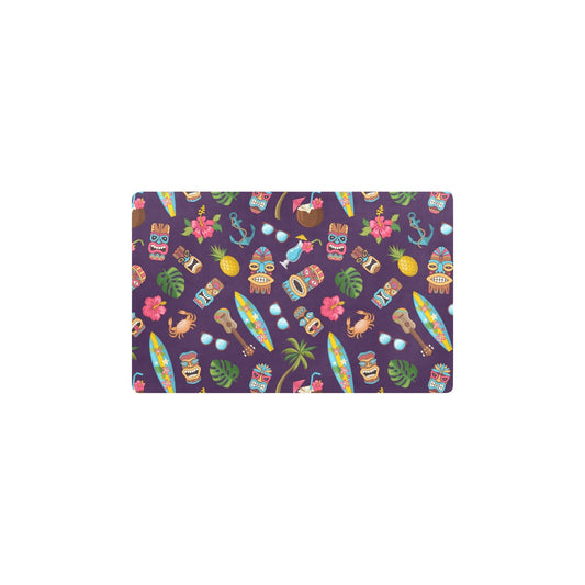 Hawaiian Themed Pattern Print Design H024 Kitchen Mat