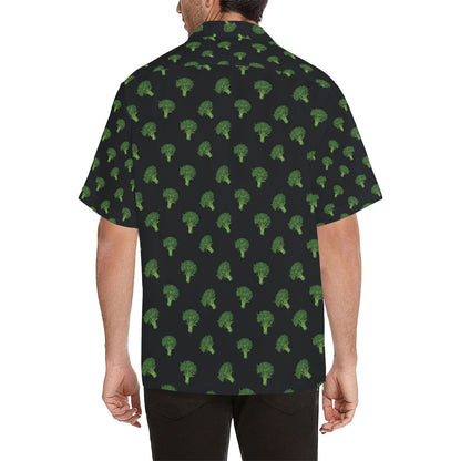 Broccoli Pattern Print Design 04 Men's Hawaiian Shirt