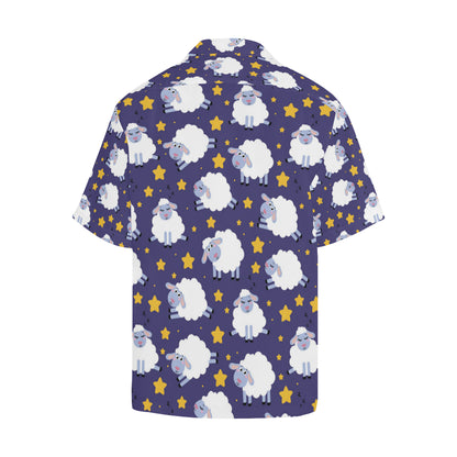 Sheep Pattern Print Design 03 Men's Hawaiian Shirt