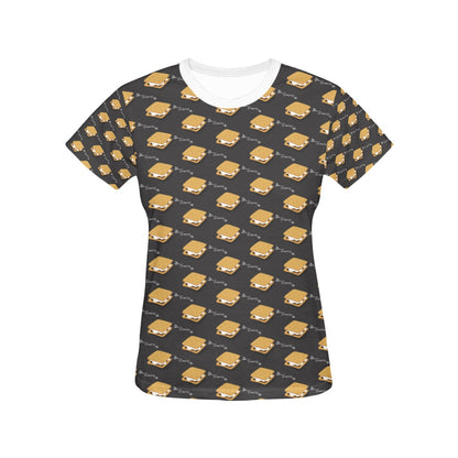 S_Mores Print Design LKS301 Women's  T-shirt