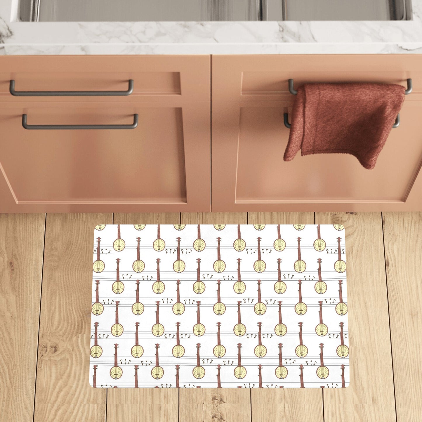 Banjo Print Design LKS402 Kitchen Mat