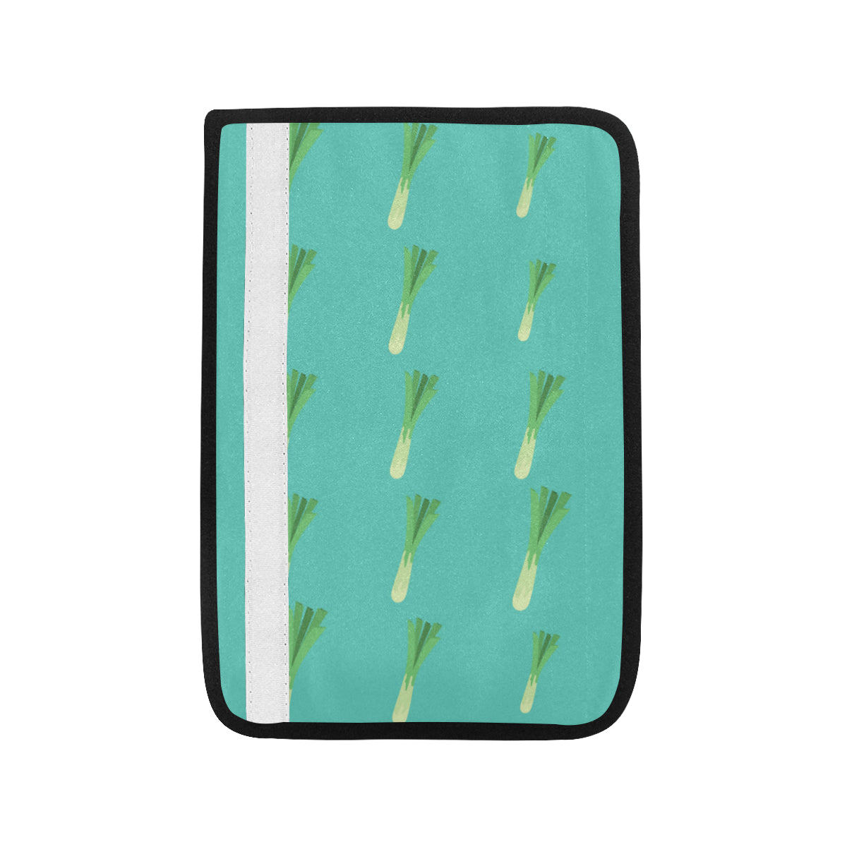Leek Pattern Print Design 01 Car Seat Belt Cover