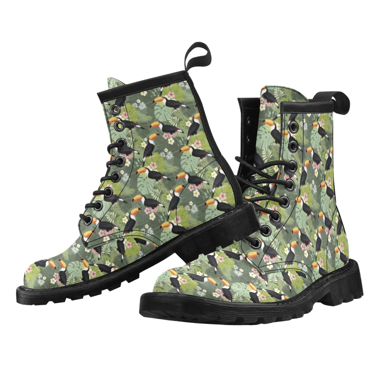 Toucan Print Design LKS304 Women's Boots