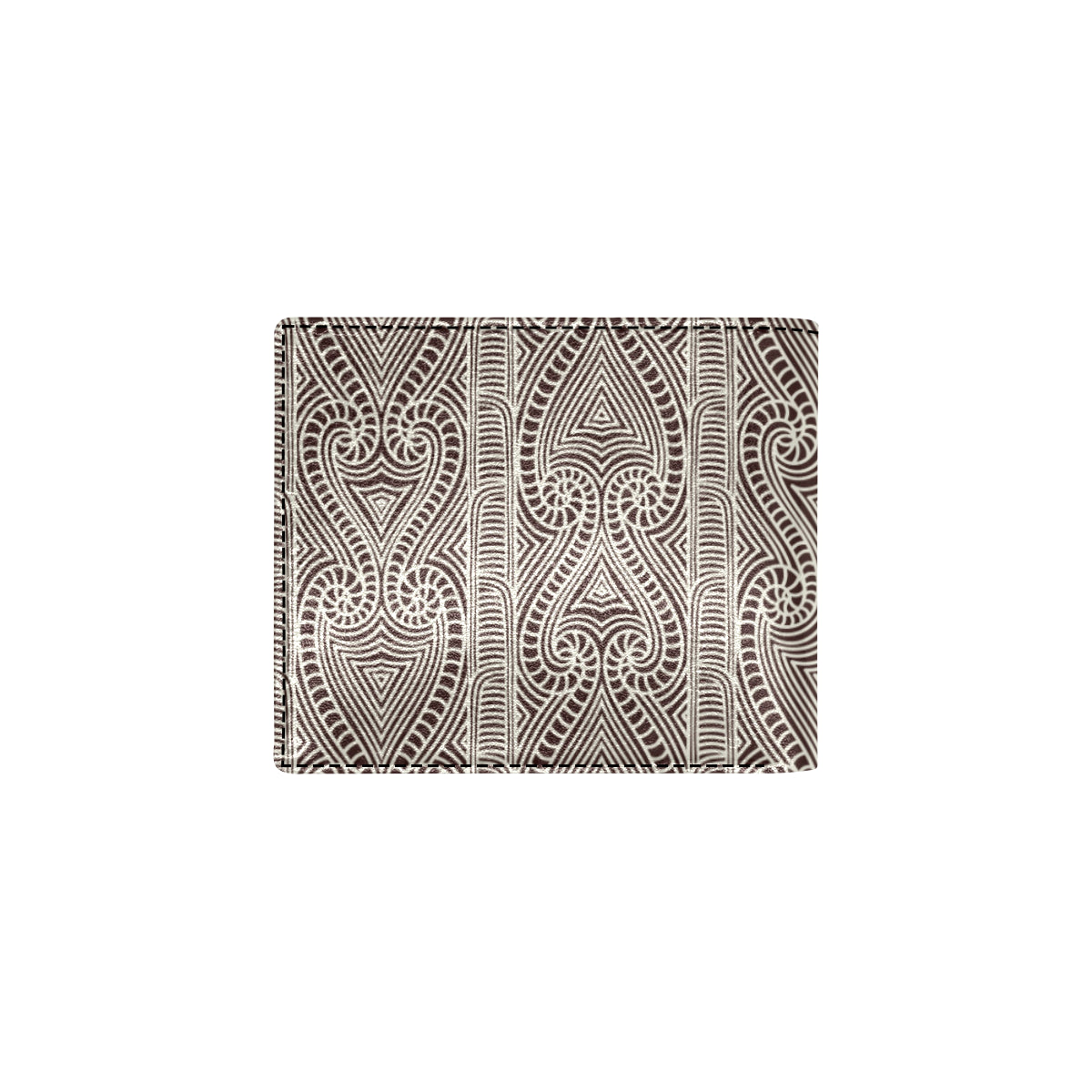 Maori Pattern Print Design 04 Men's ID Card Wallet