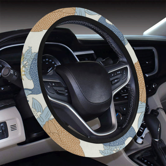 Guinea Fowl Pattern Print Design 01 Steering Wheel Cover with Elastic Edge