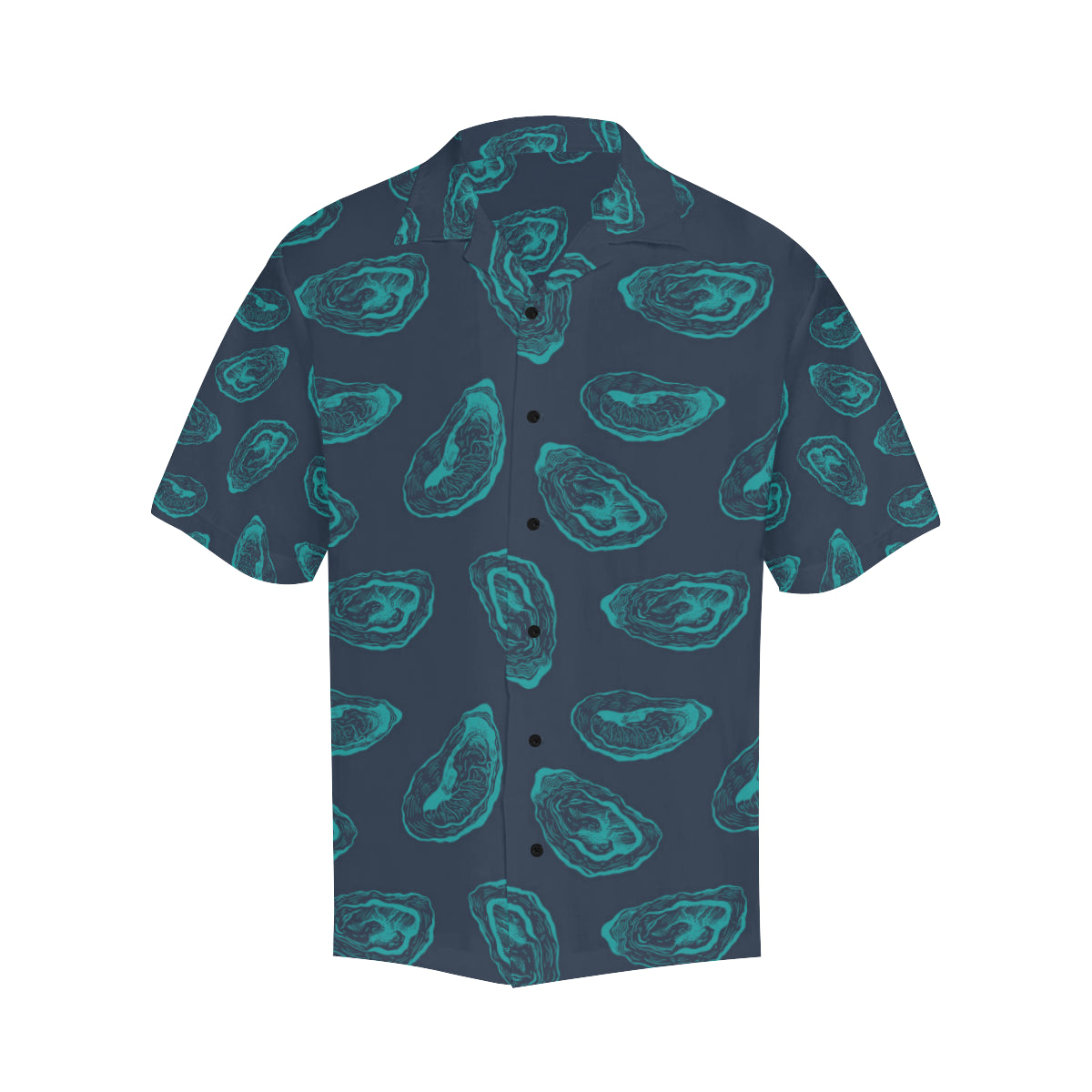 Oyster Pattern Print Design 01 Men's Hawaiian Shirt