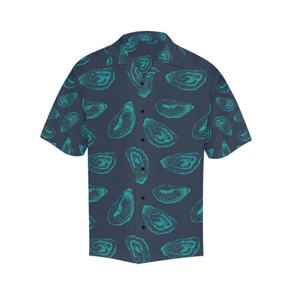Oyster Pattern Print Design 01 Men's Hawaiian Shirt