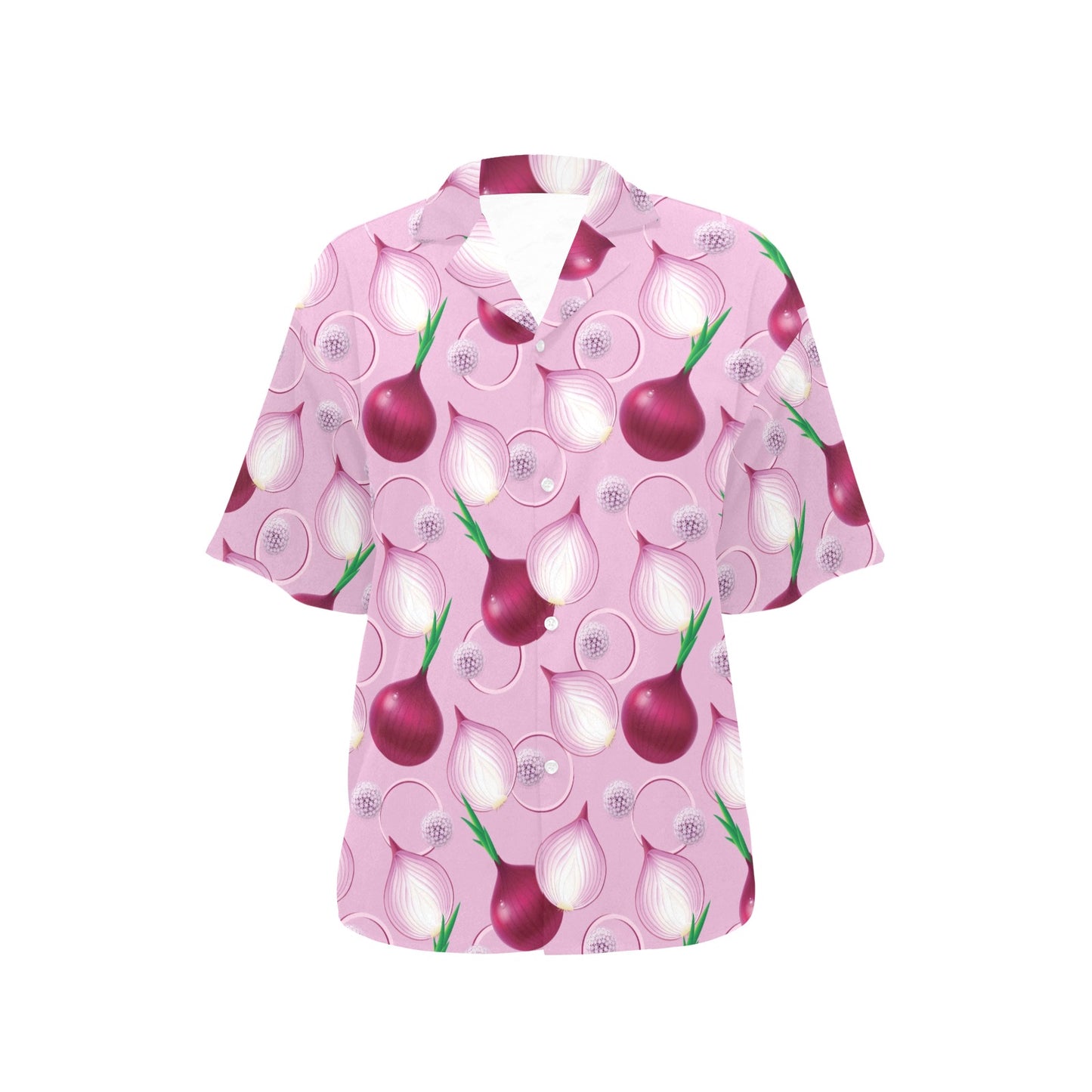 Onion Pattern Print Design A01 Women's Hawaiian Shirt