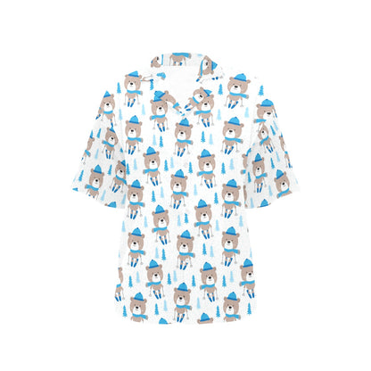 Ski Print Design LKS306 Women's Hawaiian Shirt