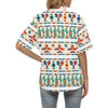 Maracas Mexican Pattern Print Design 01 Women's Hawaiian Shirt