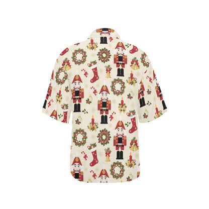 Nutcracker Pattern Print Design A01 Women's Hawaiian Shirt