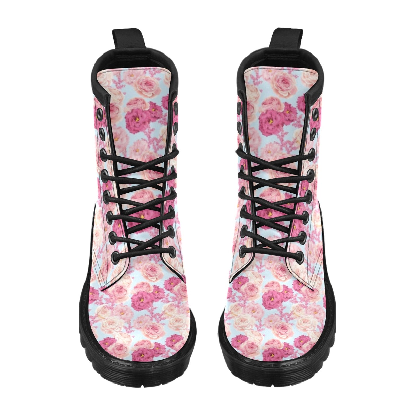 Lisianthus Pattern Print Design LT05 Women's Boots