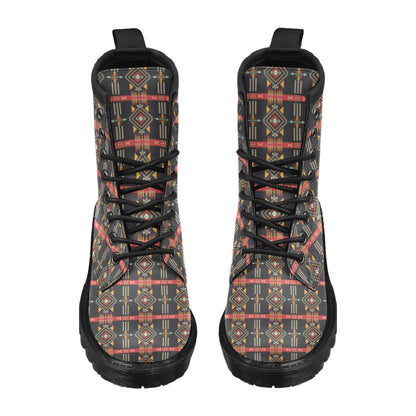 Southwest Pattern Print Design LKS303 Women's Boots