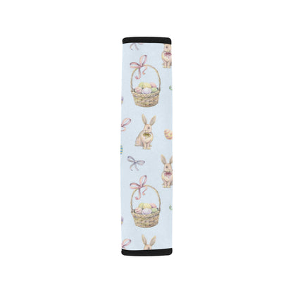 Rabbit Easter Eggs Pattern Print Design 03 Car Seat Belt Cover