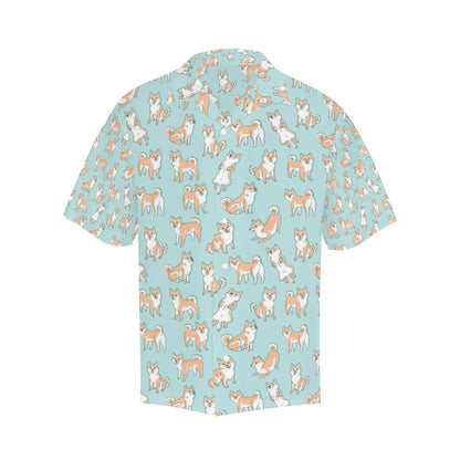 Shiba Inu Print Design LKS304 Men's Hawaiian Shirt