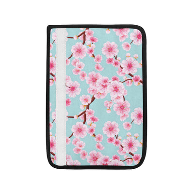 Cherry Blossom Pattern Print Design CB04 Car Seat Belt Cover